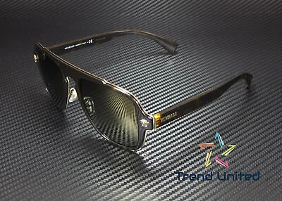 VERSACE VE2199 12524T Dark Havana Dark Grey Mirror Gold 56 Mm Men's Sunglasses • $122.99