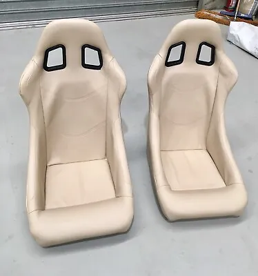 Cobra Monaco Race Seats Pair Fixed Back Bucket Custom Retrim Gamer Simulator • $995