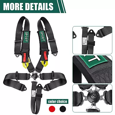 1pcs Quick Release 5 Point Harness Cam Lock Kart Racing Safety Belt Car UTV ATV • $56.99