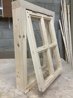 Wooden Window Glazed (garage Shed Stable Summer House) - Made To Measure- • £240