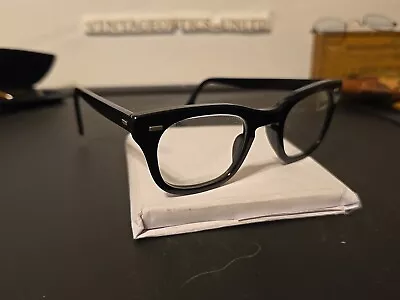 Bausch N Lomb Vintage Halo Military G.I. Issue Eyeglasses Frame. Mint Condition. • $109.99
