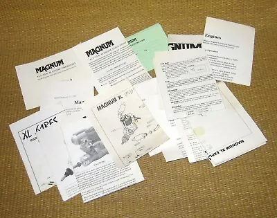 Magnum RC Engines | Model Airplane Booklets Instructions XLS 40 46 XL 91 61 53 • $22.49