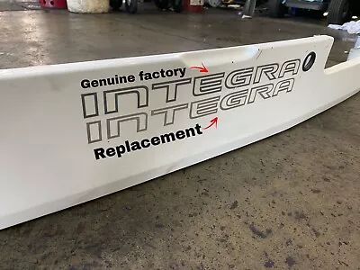 Acura Integra Rear Valance Replacement “INTEGRA” Label 1990 LS RS GS DA9 DB1 • $18