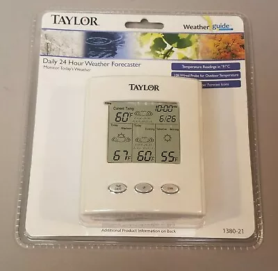 New Taylor Daily 24 Hour Weather Forecaster Model 1380-21 • $16.95