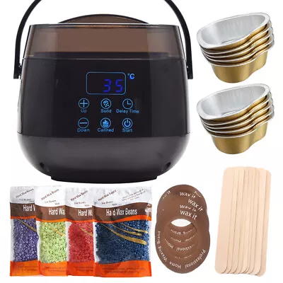 500cc Wax Warmer Heater Hair Removal Depilatory LCD Display Smart Waxing Machine • $30.40