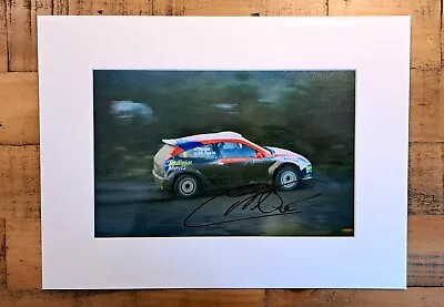 Colin McRae Ford Focus WRC '02 World Rally Car Signed Bordered Print | Rallying • £60