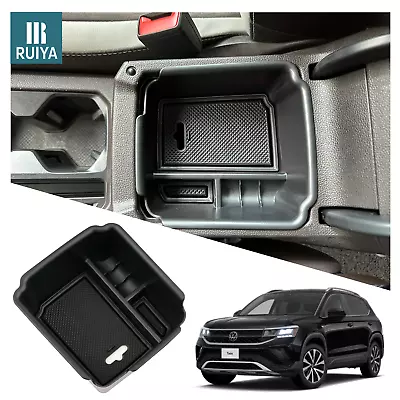 RUIYA Car Center Console Armrest Storage Box Organize Tray For 2022-2024 VW Taos • $18.99