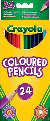 Crayola Coloured Pencils Pack Of 24. Home School Arts & Crafts Pictures. • £5.98
