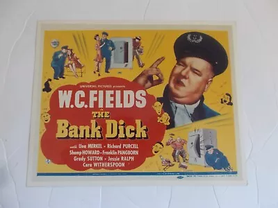 The Bank Dick Lobby Card W.C. Fields 8x10 Photo Reproduction • $7.99