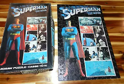 Vtg 1978 Superman The Movie 200 Pc Jigsaw Puzzle - Complete With Box DC Comics • $24.97