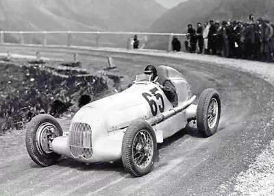 Rudolf Caracciola 1934 Klausen Run  Mercedes Benz W 25 A4 Photo • £4.25