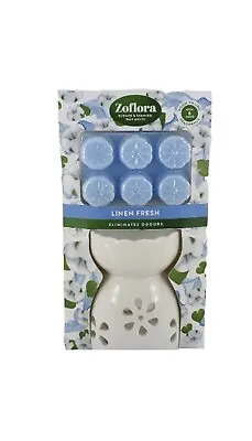 Zoflora Burner &Scent Wax Melt Linen Fresh • £8.50