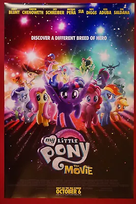 My Little Pony The Movie Animated Horse Pony Movie Poster 24X36  NEW   MLP1 • $23.95