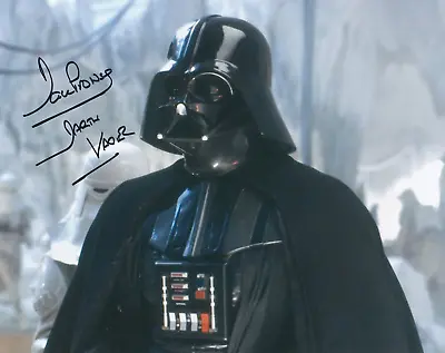 Dave Prowse 10x8 Signed In Black Star Wars Empire Strikes Back ACOA • £115