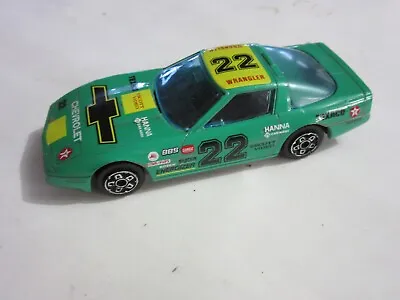 1984 Corvette C4 Coupe Wrangler Decals Burago Italy 1:43 Green No 22 STREET FIRE • $7.90