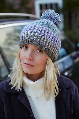 Pachamama Dunoon Bobble Beanie Hand Knitted Fair Trade Sourced  Wool Lined • £18.95