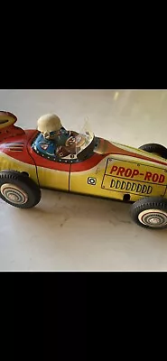 JAPANESE MS TOYS  PROP-ROD  FRICTION RACING CAR - 1950'S - In Excellent Con • $285