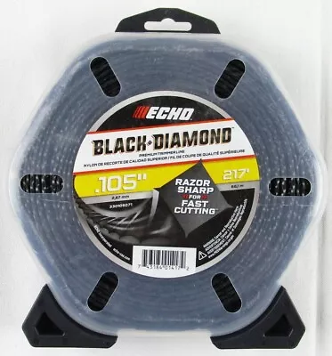 NEW Echo Black Diamond .105 Trimmer Line 1-Pound Spool 217 Feet 330105071 • $13.79