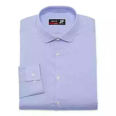 J. Ferrar DOBBY Men's Dress Shirt SLIM FIT S M L XL 2XL U PICK • $17.45