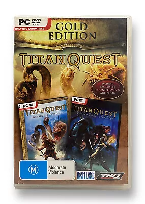 Titan Quest Gold Edition Windows PC-DVD ROM Free Postage • $12.95