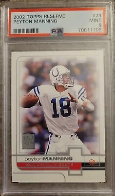 2002 Upper Deck Graded Peyton Manning Psa 9 • $5