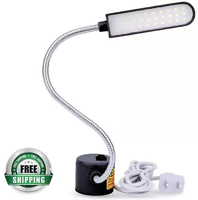 Light LED Lighting 6 Watt Flexible Gooseneck Arm Work Lamp Magnetic Base [Black] • $16.90