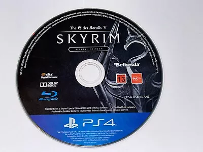 The Elder Scrolls V Skyrim Special Edition (sony Ps4 Game  Ma 15+) Disc Only • $10.46