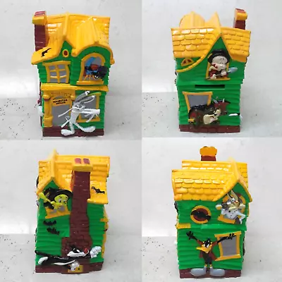 Vintage Halloween Haunted House Looney Tunes COIN BANK Russell Stover Candies • $14