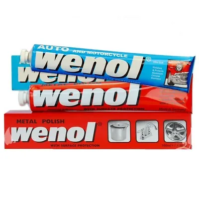 WENOL Metal Cleaner And Polish Kit Red And Blue Tube • $27.62