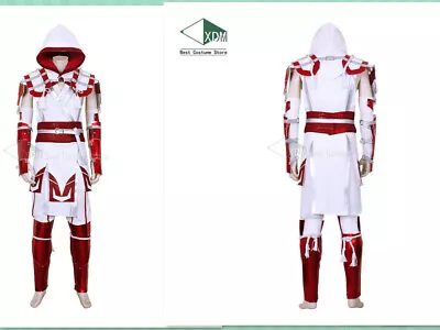 Mortal Kombat 11 Cosplay Scorpion Halloween Man Hanzo Hasashi White Red Costume{ • $133.99