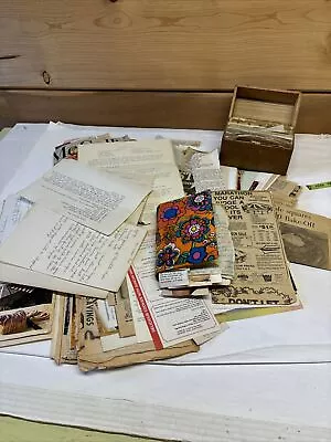 Lot Vintage Recipes Handwritten & Clipped Old Retro Estate Find 1960-70s Recipe • $20