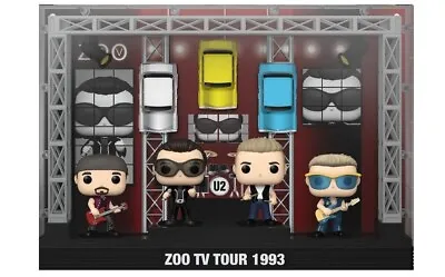 Funko Pop Moment Deluxe U2’s Zoo TV Tour 1993 Vinyl Figures 2022 Limited Edition • $41.98