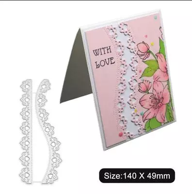 Lace Metal Cutting Dies Stencil Scrapbooking Album Paper Card Embossing Craft  • £3.76