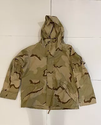 US Military Parka Cold Weather Desert Camouflage XL Regular Hooded Coat Jacket • $50