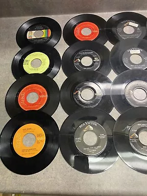 Large Group Of Old Classic Country 45 Records Lot Of 136 Johnny Cash Etc • $9.99