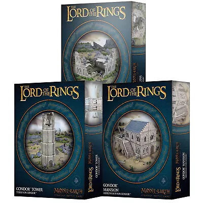 The Lord Of The Rings Gondor Scenery Sets | Middle Earth Strategy Battle Game • £40