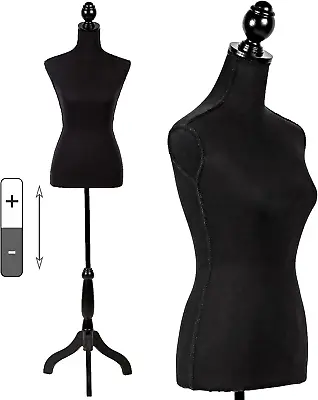 Mannequin Torso Mannequin Stand Dress Form 60-67 Height Adjustable Maniquins Bod • $57.99