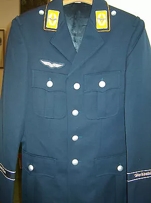 German Airforce Mens Blue Silver Lined Dress Jacket Tunic Uniform Wachbataillon • £29.50