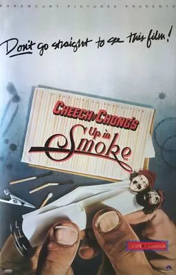 Cheech And Chong's Up In Smoke Movie Poster 22 X 34.5 • £38.91