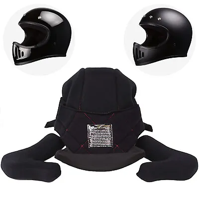 Motorcycle Helmet Liner And Cheek Pads Street Motorcycle Helmet Accessories  • $17.99