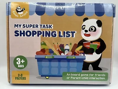 Panda Juniors Memory Matching Game Shopping List Travel Board Game For Kids NEW • $15