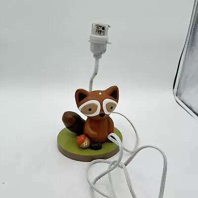 Baby Raccoon Nursery Lamp Childrens Night Light Lambs & Ivy Decor 2016 No Shade • $29.99