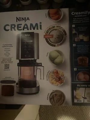 Ninja CREAMi Electric Ice Cream Maker - Silver Brand New Never Opened • $160