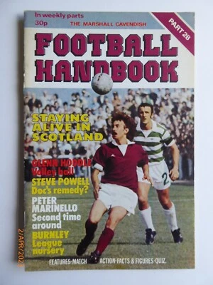 Football Handbook Part 28 Marshall Cavendish 1978 GC • £1.80