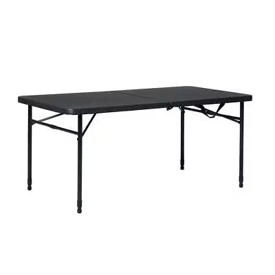 4ft Portable Plastic Folding Table Picnic Party Outdoor Indoor Camping W/Handle • $48.59