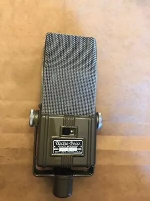 Vintage Electro-Voice Velocity Microphone Model V-2 Hi-Z Looks New • $499