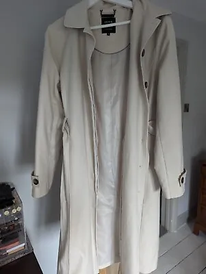 John Lewis Macintosh Raincoat Trench Coat UK 12 • £22.99