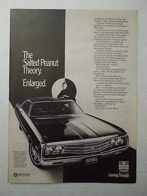 1971 CHRYSLER ROYAL Full Size Luxury Car Magazine Ad • $14.99