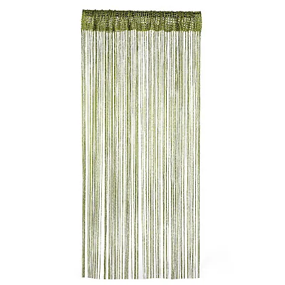 String Curtain Panels Door Fly Screen Room Divider Net Hanging Beaded Curtains • £5.49