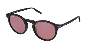 $265 • Buy Serengeti Raffaele Round Key Satin Black Polar Photo Sedona Sunglasses 8838 New